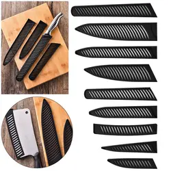 Black Plastic Hollow Fast Drainage Knife Storage Sheath Pocket Multi-function Tool Knife Protective Cover Plastic Sheath Belt