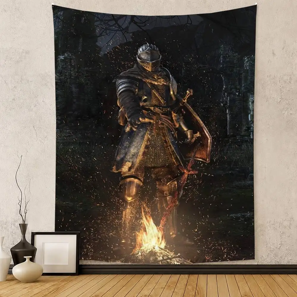 Dark souls Game Cool Flag Digital Printing Banner for Garage Wall Out Door Decoration
