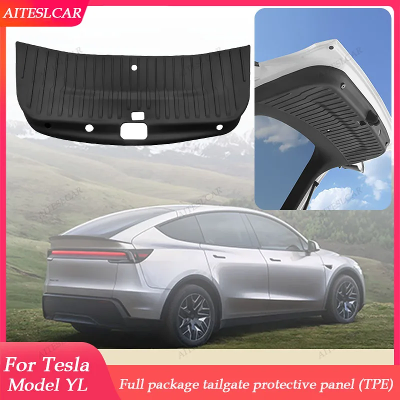 

Защитная накладка AITESLCAR для багажника Tesla Model YL 2025-2026 из TPE, предотвращающая загрязнения, аксессуары