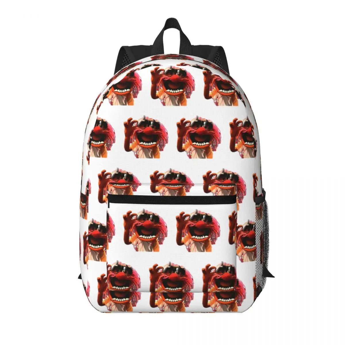 Animal Drummer Student Backpack School Bag Hiking Travel Daypack for Boys Girls Bookbag Shoulder Bags
