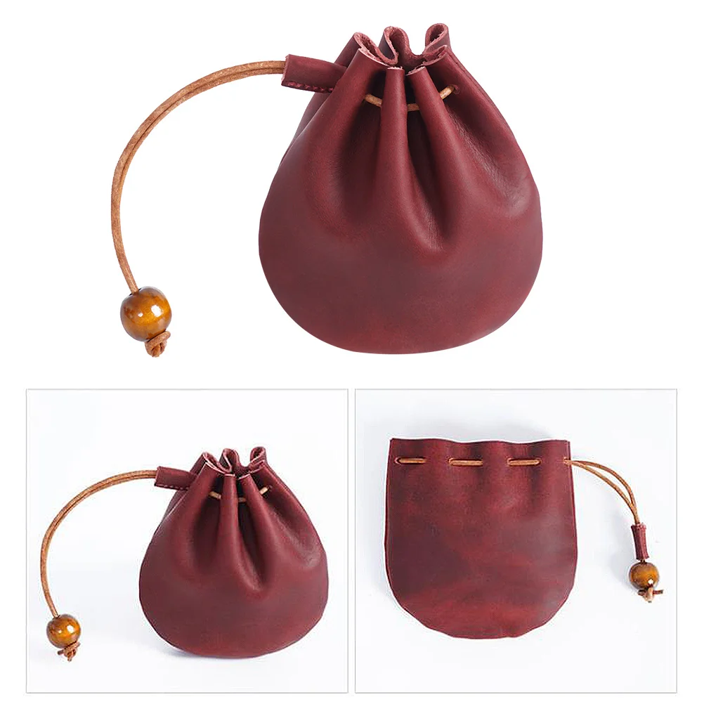 Mini Vintage Coin Purse Small Change Bag for Cash Keys USB Cables Lightweight Portable Organizer Pouch