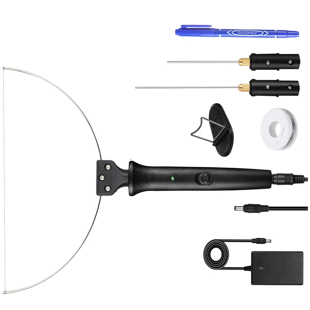 

1Set Electric Foam Cutter Hot Wire Cutting Tool Kit for Foam Boards Blocks Smooth Fast Sealing Edges Craft DIY Projects