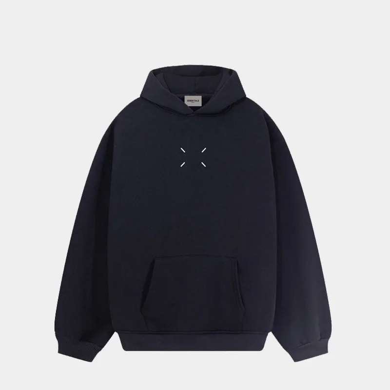 

entials Trendy Hoodie Sweatirt ex Fce Lined Overhead Clothing Winter Casual Wear Couples Silver Velvet Inner