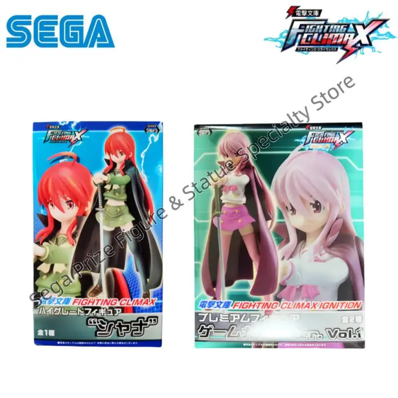 Sega en stock, caja original, kit de garaje, modelo Dengeki Bunko Shakugan No Shana, personajes de anime, figura de acción coleccionable, estatua.