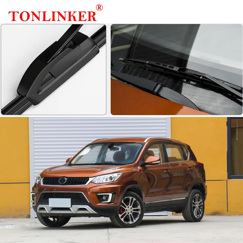 TONLINKER Car Wiper Blades For BAIC X35 FL 2017 2018 2019 2021 2022 1.5L MT LUXURY ELITE Car Accessories Front Windscreen Wiper