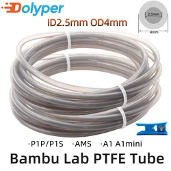 Для Bambu Lab P1P/P1S X1C AMS A1 мини-3D-принтер Трубка из ПТФЭ Тефлоновая трубка Боудена Экструдер 1,75 мм ID 2,5 мм OD4 мм Запчасти Bambulab