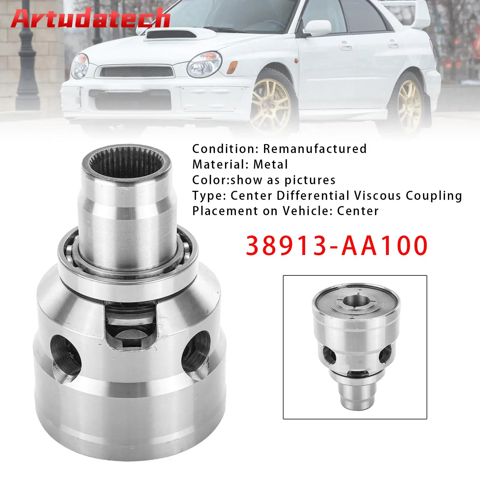 

Artudatech Center Differential Viscous Coupling 38913-AA100 For Subaru Forester Impreza Car Accessories