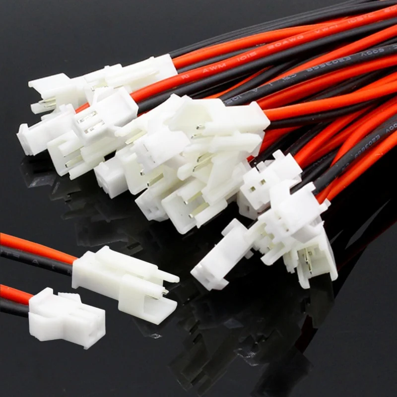 10Pairs JST 2 Pin 10CM Männlich Weiblich Kabel Stecker 2P Stecker Jack Buchse Terminal Draht Kabel Anschlüsse