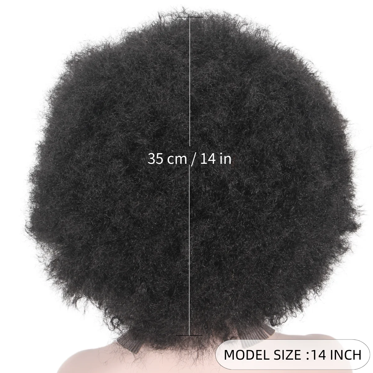 Anxin 70s Funny Clothes Fluffy Black Large Afro Kinky Curly Disco Hippie Wigs for Men Party Use With Gift