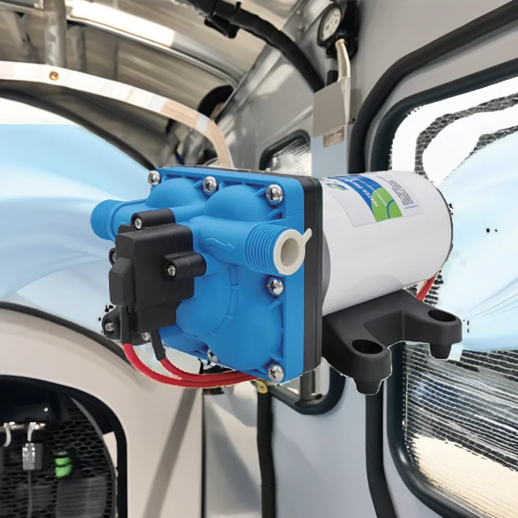 YJDP42 4.0GPM 55PSI High Pressure Clean Water Pressure System Diaphragm Pump For Yacht RV Boat AC 24V DC Automatic Demand Pump