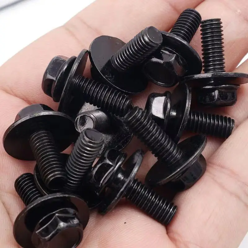20 قطعة من مسامير جسم السيارة ومشابك U-nut M6 غطاء المحرك Undertray واقيات رذاذ الأرضية، غسالات المصد السحابة برشام المسمار