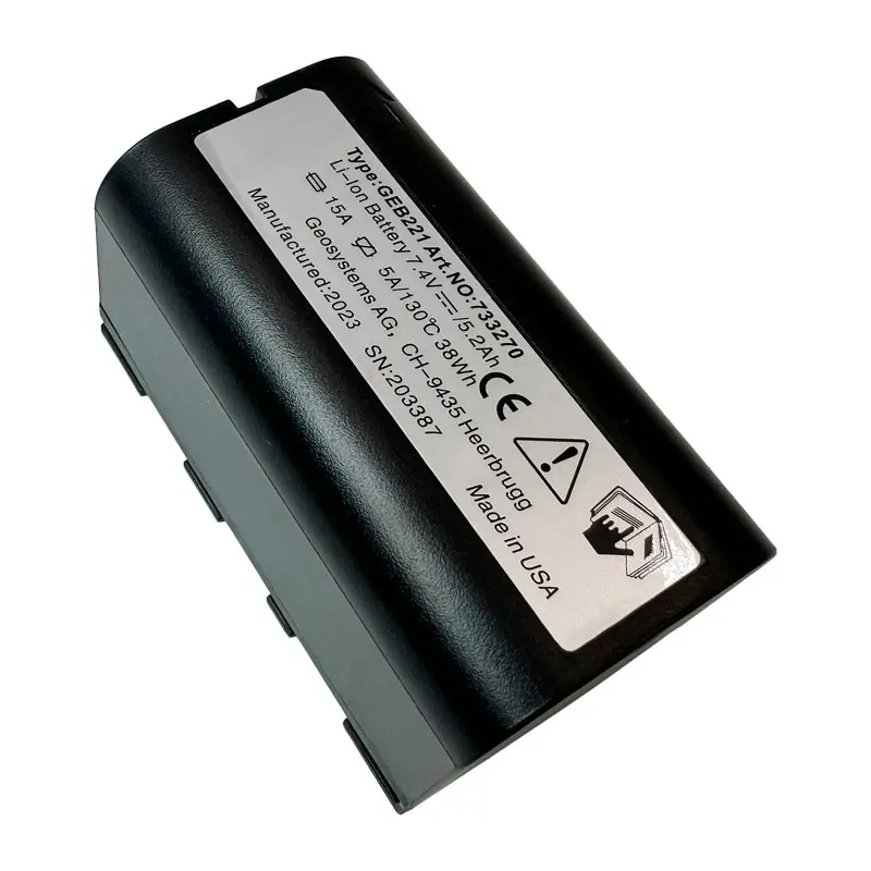 Brand New GEB221 Battery For SWISS ATX1200 TS02 TS06 TS09 TPS1200 Total Station Rechargeable Li-ion