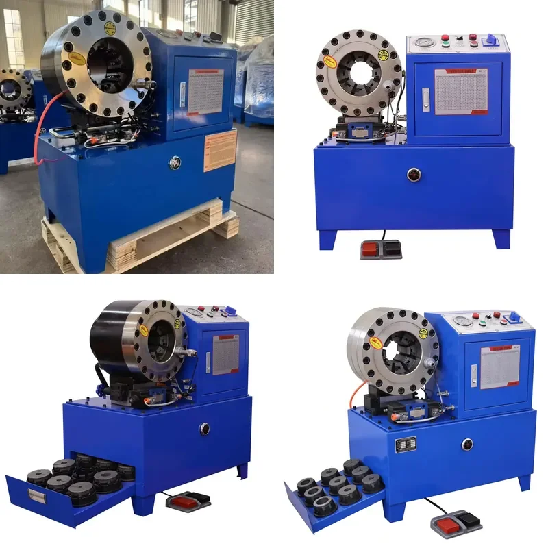 Automatic numerical control 6-51mm excavator hose crimping machine, hydraulic hose crimping machine, rubber products