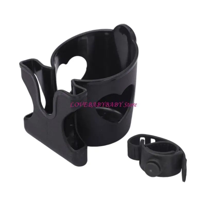 

Baby Strollers Attachment with Integrated Cup Holder and Adjustable Phone Mount 4XBC