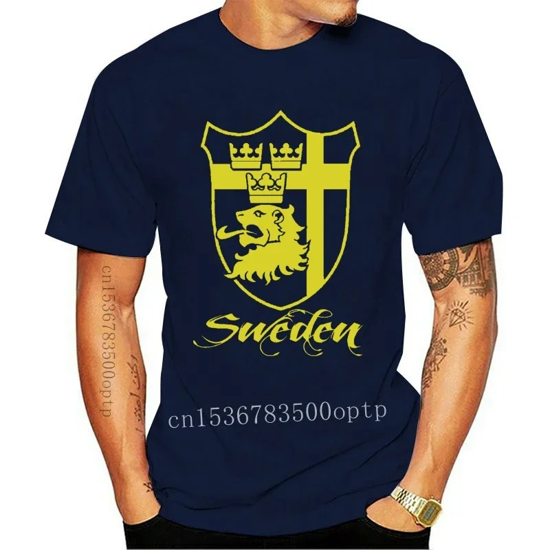 Neues 2021 heißer Verkauf Sommer Stil T-Shirt schweden sverige stockholm skandinavien angeln trikot schwarzes Top! T-Shirt