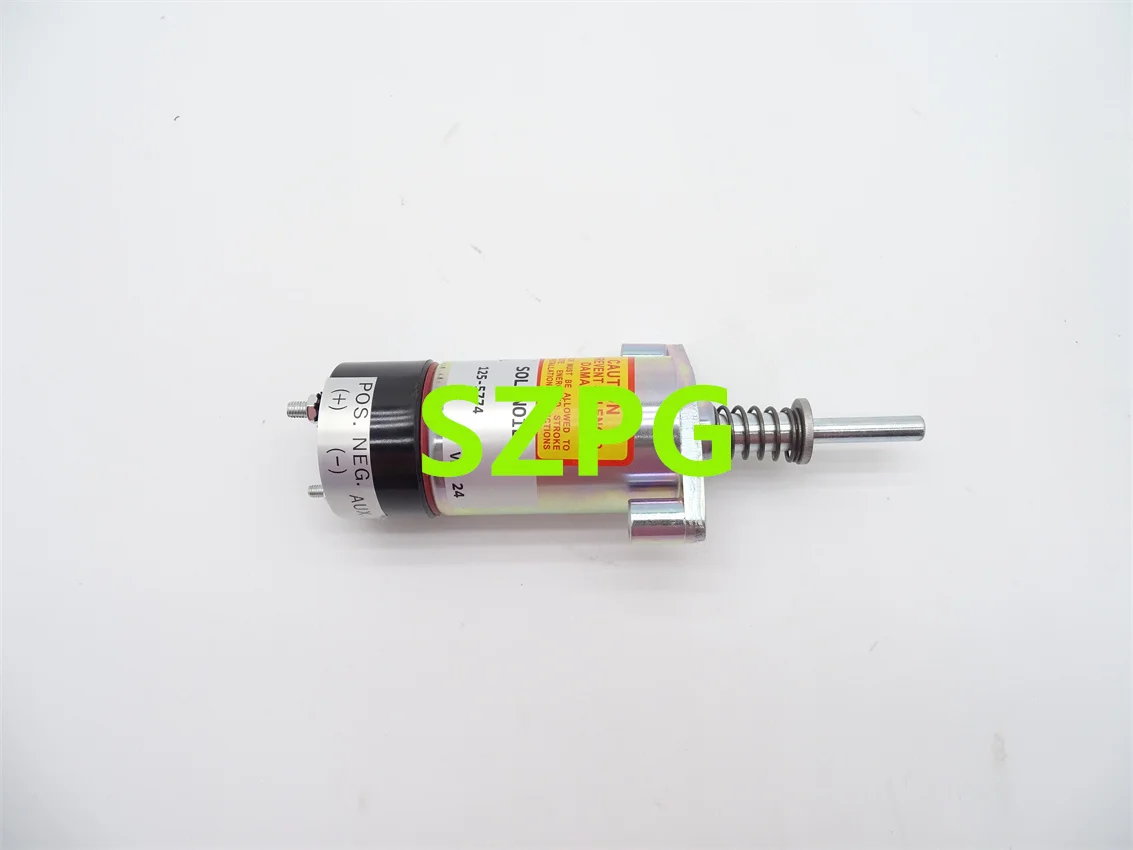 

125-5774 Fuel Shutoff Solenoid Valve 1255774 For Caterpillar 330B 3304 3304B 3306 3306B 3306C 3406B 3406C 24V