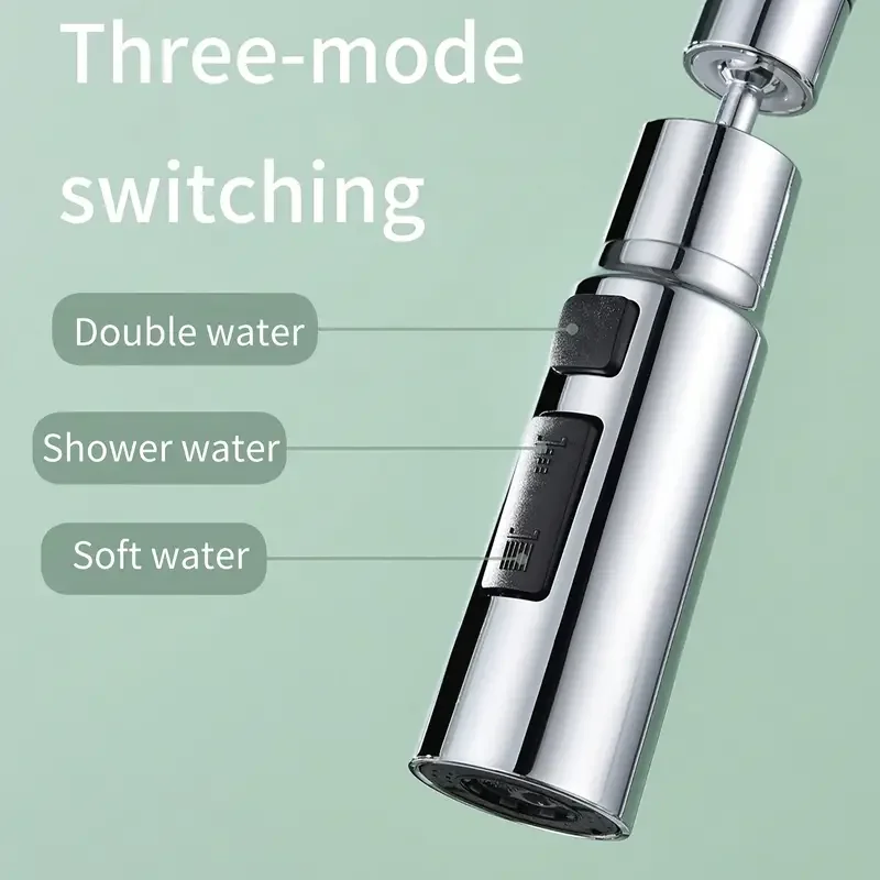 Kitchen Taps Splashproof Head Spout Universal Extender Faucet Extended Bubbler Universal Faucet Universal Connector