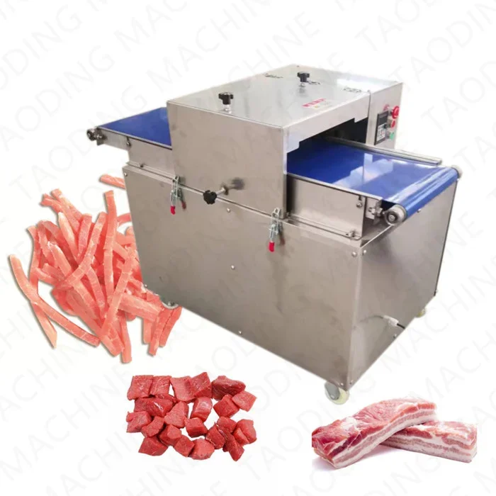 

Automatic beef pork Meat Slicer Cutting Machine Industrial chicken breast Meat Cutter New Fresh Meat Slicing Machine