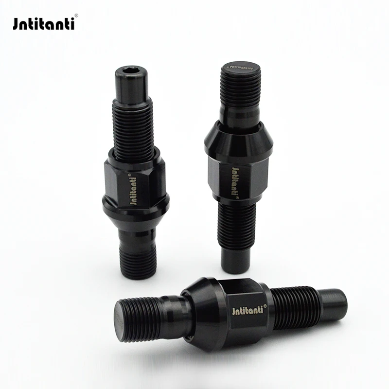 Jntitanti Gr5 titanium  wheel stud M14*1.5*78mm with  wheel nut M14*1.5*27mm for AUDI, VW,Mercedes Benz,Maserati etc.