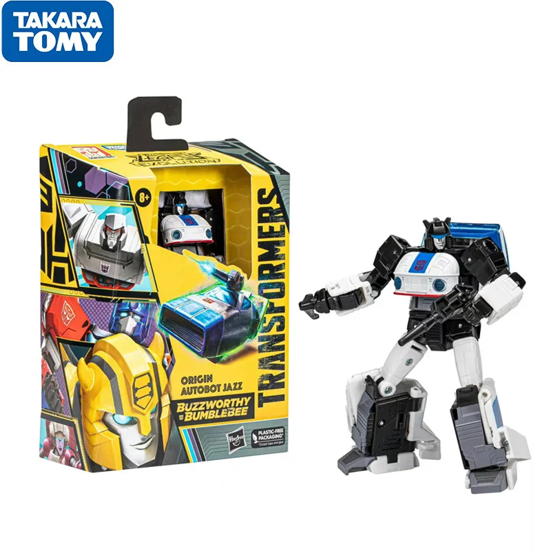 

Original Transformers Buzzworthy Bumblebee Legacy: Evolution Autobot Jazz Anime Figure Action Model Collectible Toys Gift