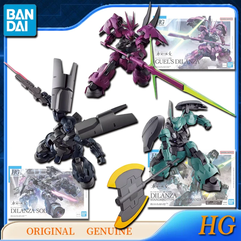 

Bandai Original Genuine HG 1/144 THE WITCH FROM MERCURY GUNDAM DILANZA Anime Action Figures Toys for Kids Gift Model Ornaments