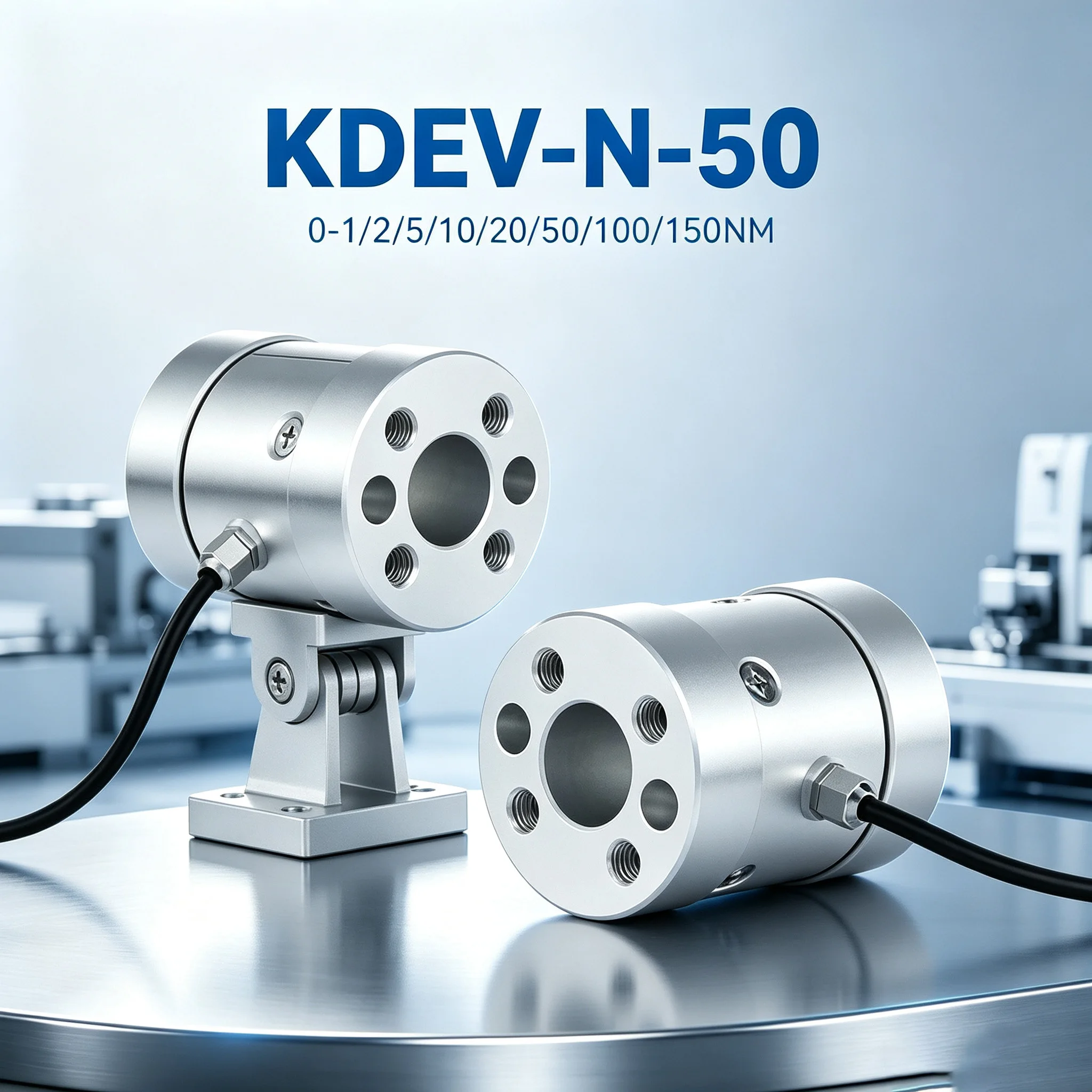 Rotary Torque Sensor 0-150Nm Ip65 0.1% 1.5Mv/V for Motor and Gearbox Testing