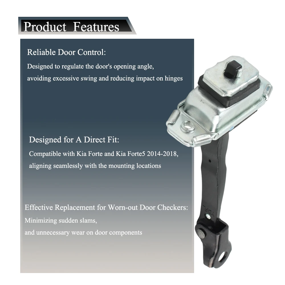 Car Door Check Strap Front Rear Left Right Door Hinge Stop for Kia Forte Forte5 2.0L 2014 2015 2016 2017 2018 79380A7000