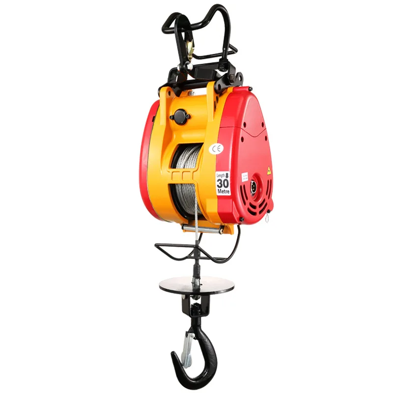 

Electric hoist 220V new hoist hanging small crane household hoist crane
