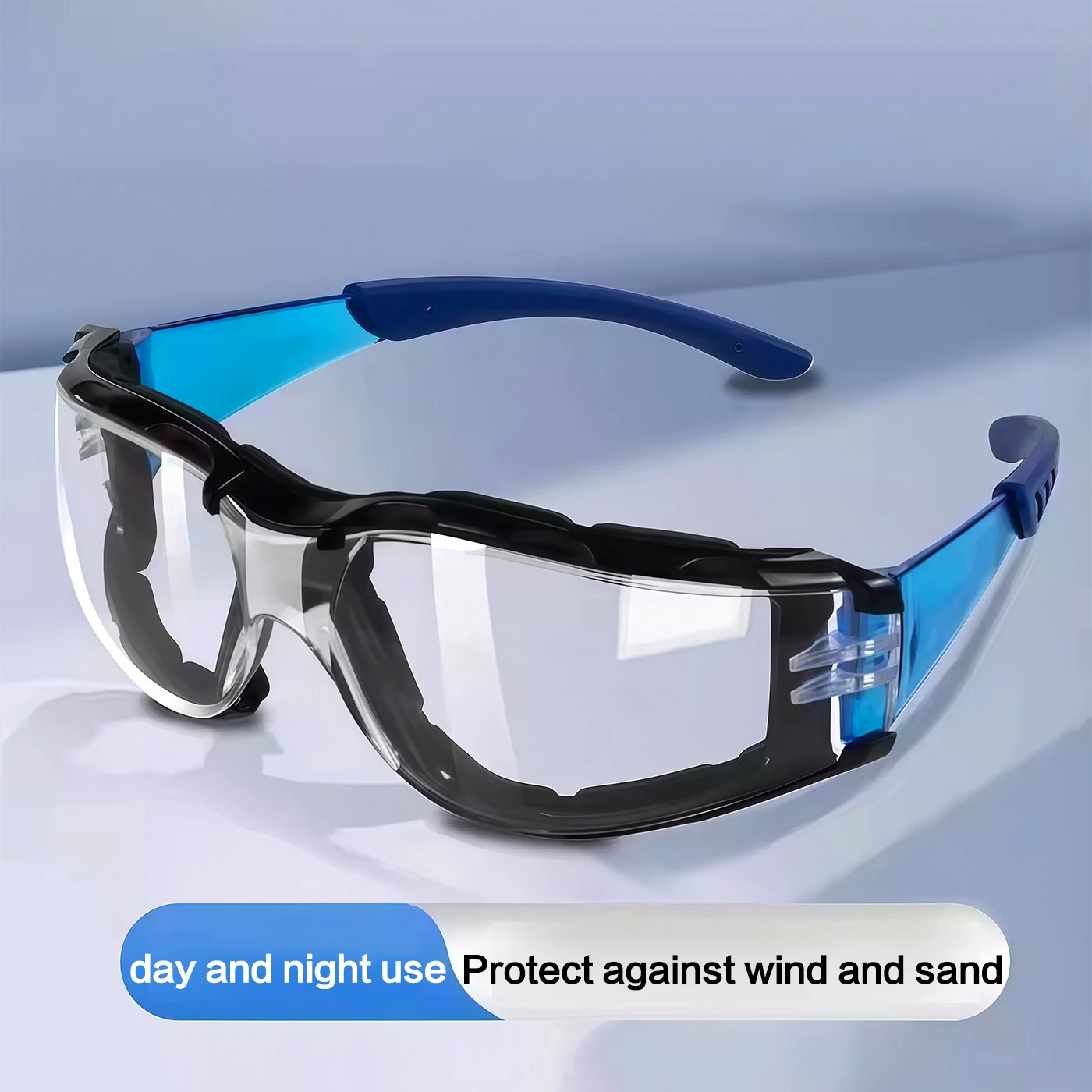 Goggles, Outdoor Cycling Protective Goggles, Windproof, Dustproof, Insect Proof, Splash Proof Transparent Protective Goggles