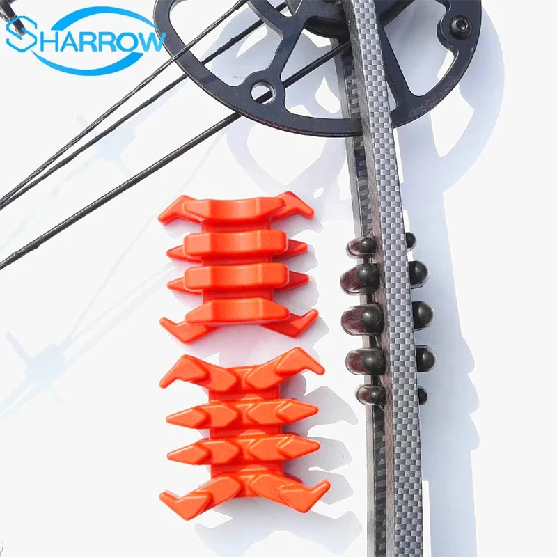 

2pcs Archery Compound Bow Limbs Stabilizer Crab shape Rubber Vibration Damper Damping Reduce Vibration and Noise Hunting