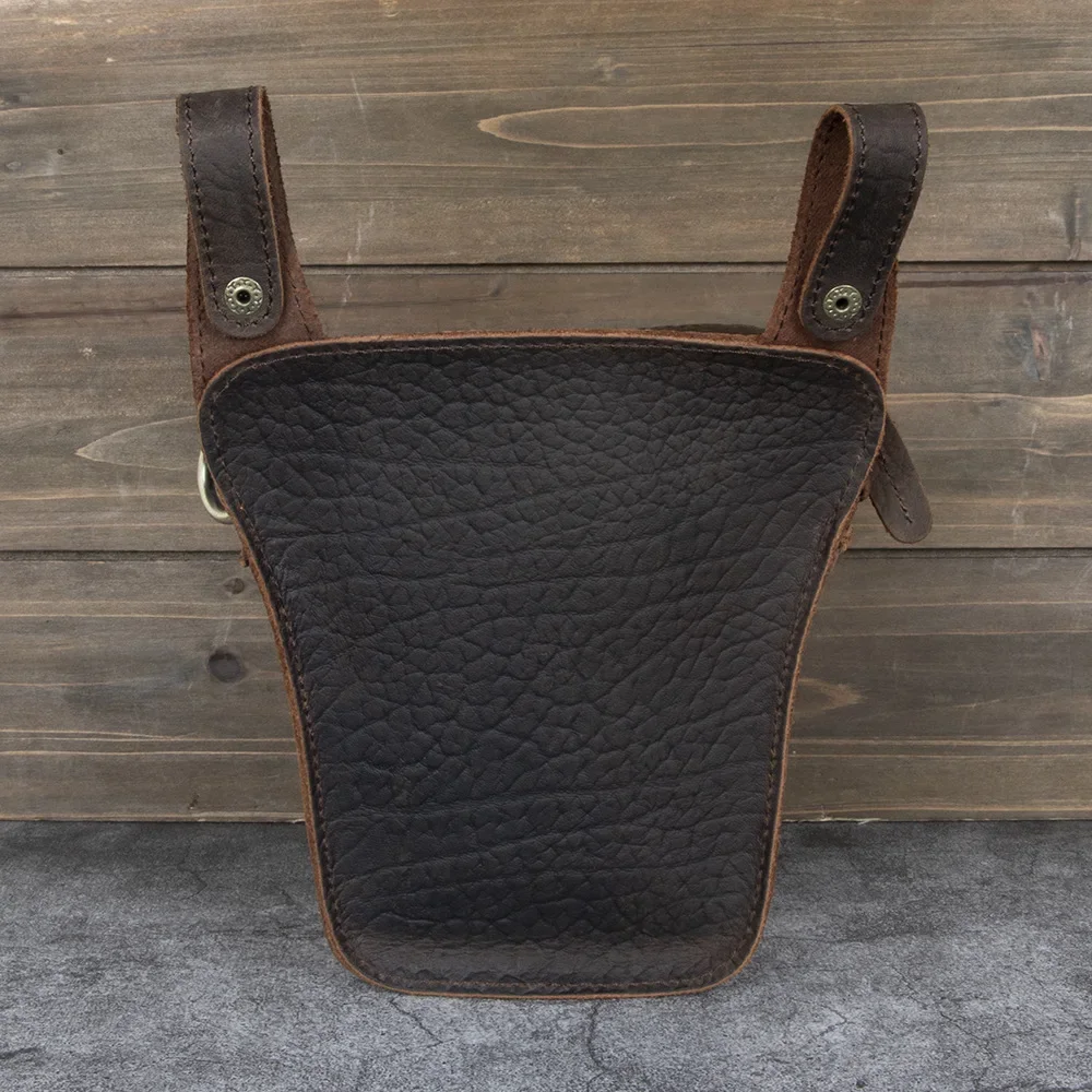 Genuine Leather Waist Pack for Men, Vintage Crazy Horse Sling Bag
