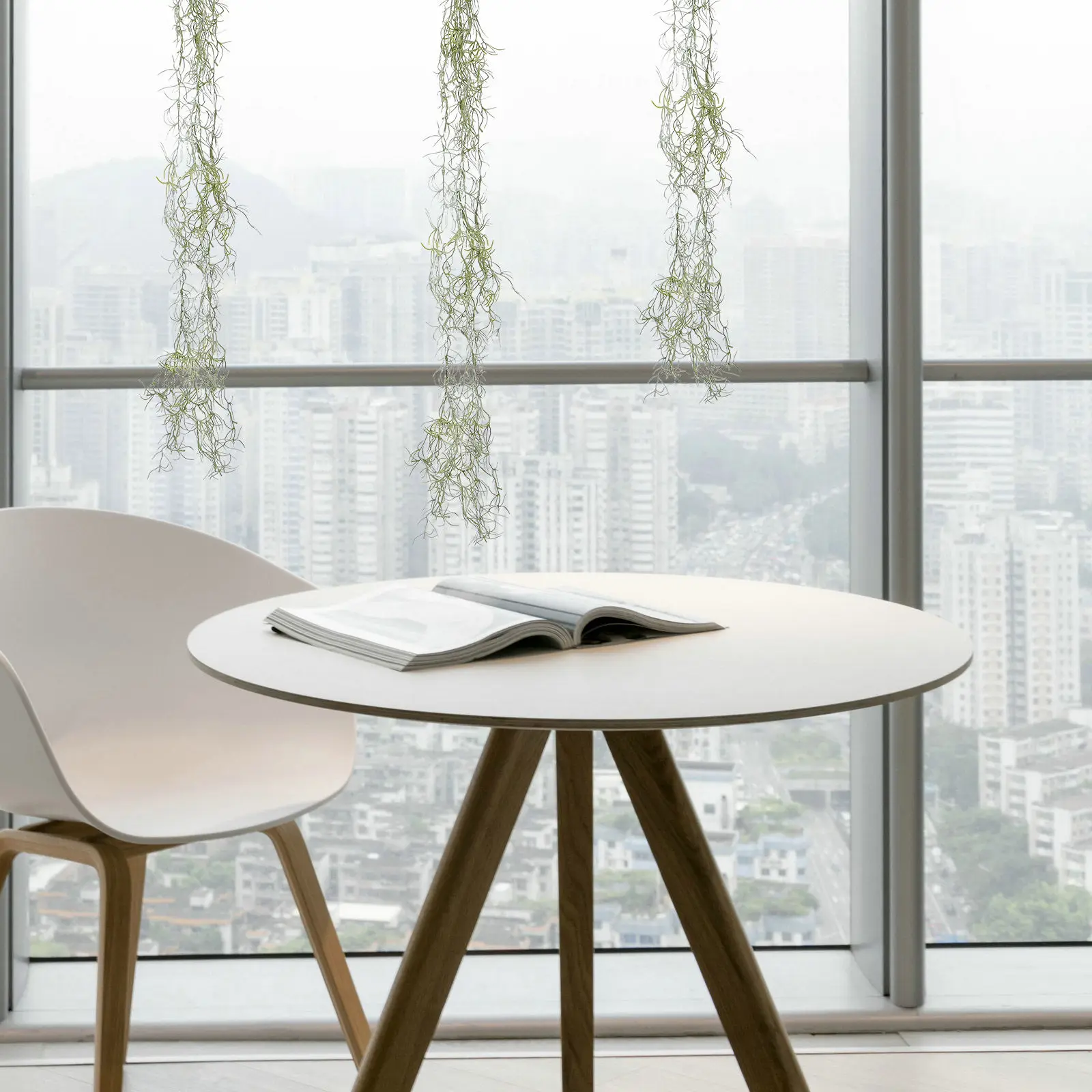 

Набор из 6 искусственных подвесных панелей из мха: реалистичные имитации зелени для декора стен, искусственные живые панели из мха для интерьера, декор для создания живой стены