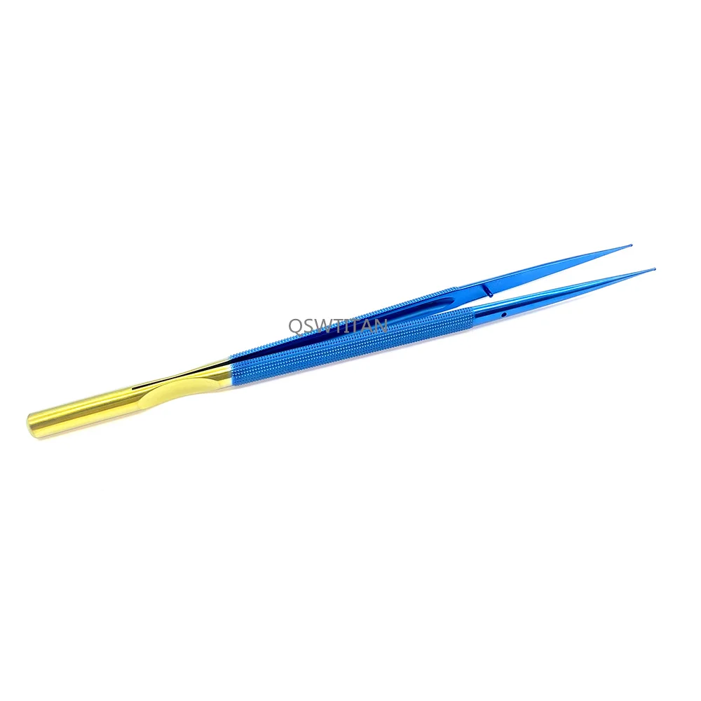 Micro Ring Forceps 1.0mm Round Handle Vascular Forceps Micro Surgical Instrument Titanium