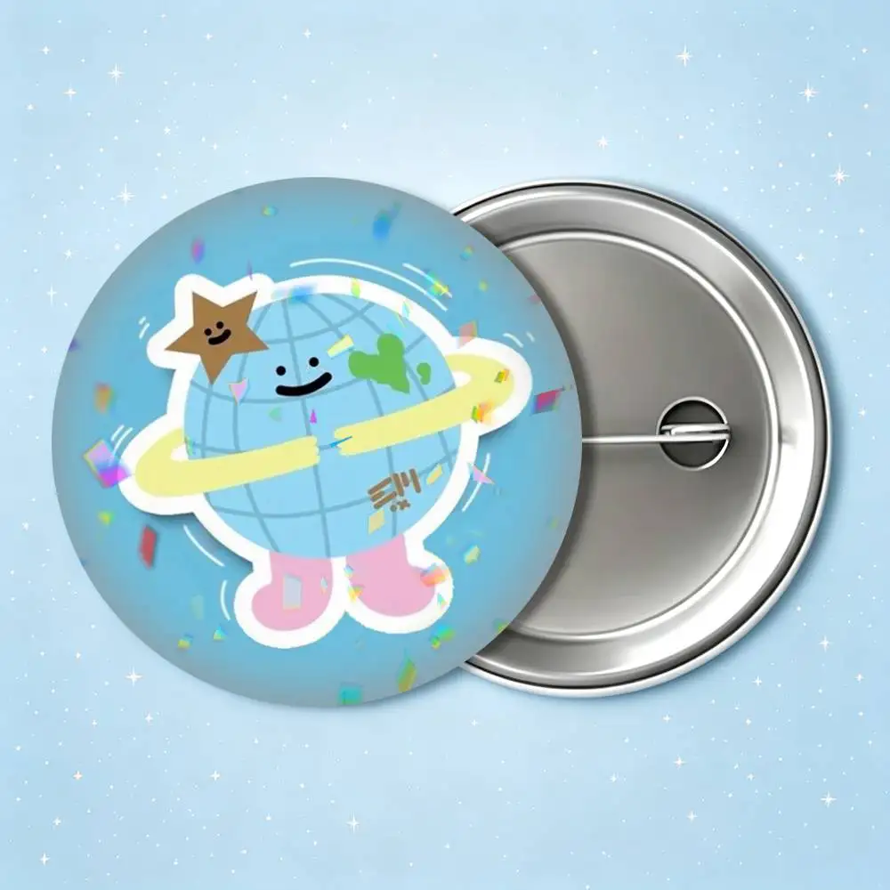 Thailand G-GMMTV Mascot 25 32 44 58 75mm Badges Personalized Round Brooches Pins Accessory Gift