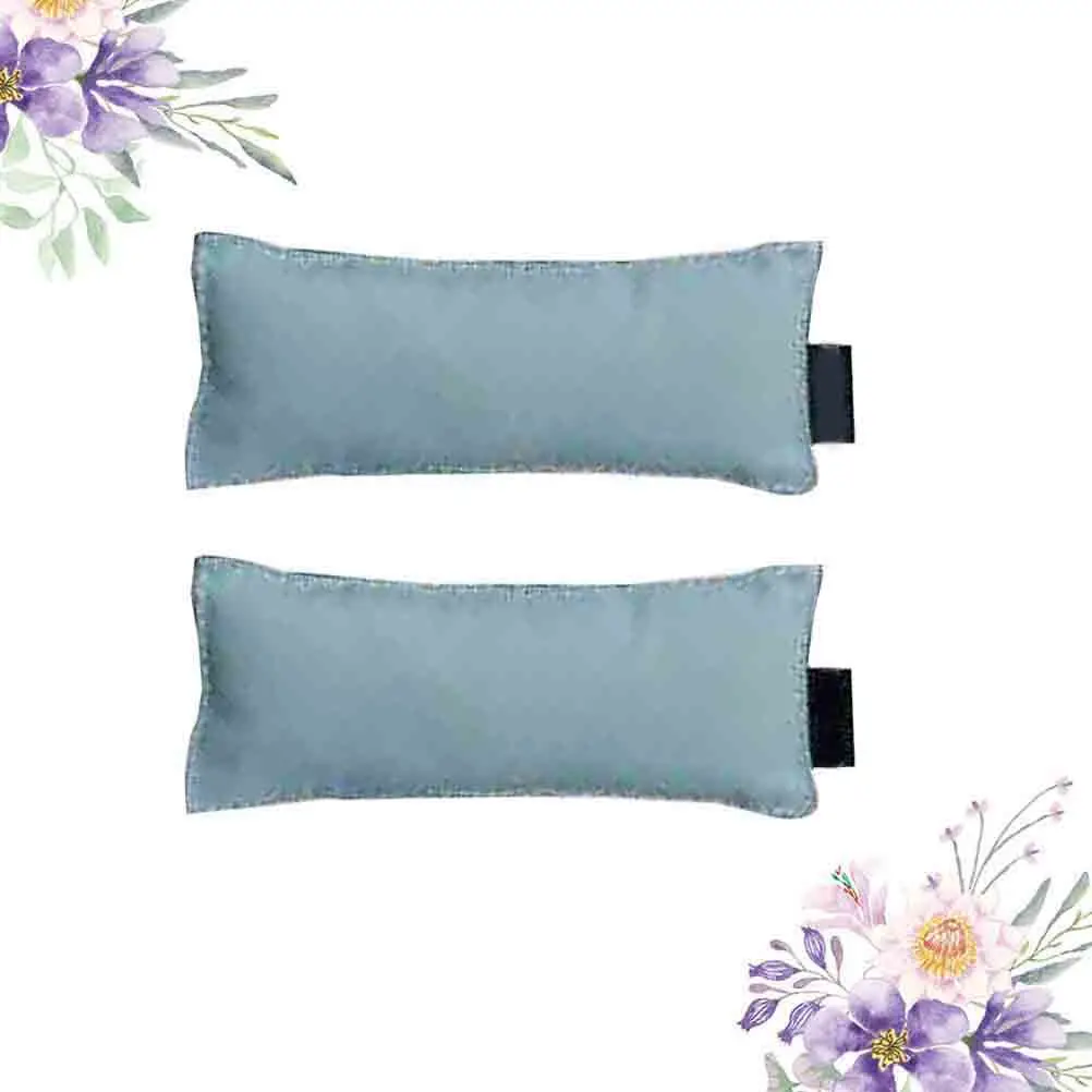 

2Pcs Premium Wrist Elbow Mat 13x5cm Light Blue for Office Desktop Comfortable Arm and Wrist Support Computer Elbow Mat