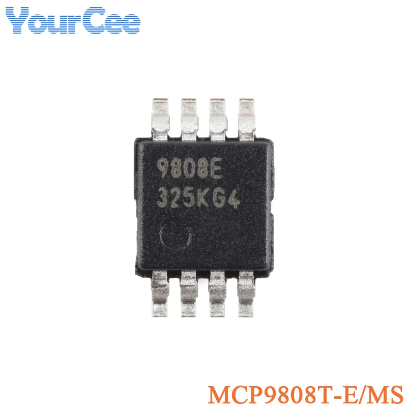 5 قطعة/1 قطعة MCP9808T-E/MS MCP9808 MCP9808T MSOP-8 ±0.5 °   رقاقة استشعار درجة الحرارة الرقمية IC رقاقة