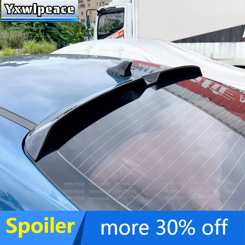 

For Hyundai Elantra Avante CN7 2020-2023 Rear Window Roof Spoiler Lip Tail Wings ABS Plastic Black Tuning Body Kit Accessories