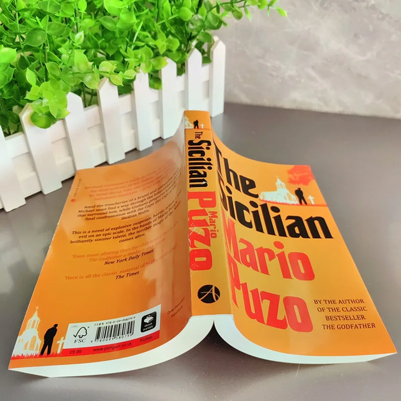 صقلية النسخة الإنجليزية الصقلية Godfat ماريو بوزو الكتب الإنجليزية Libros Livros الأعمال الأدبية الكلاسيكية #2