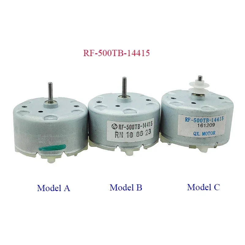 

RF-500TB-14415 Micro 500 Motor DC5V 6V 9V 12V Mini 32mm Diameter Round Spindle Motor for CD Player Sprayer Robot Humidifier