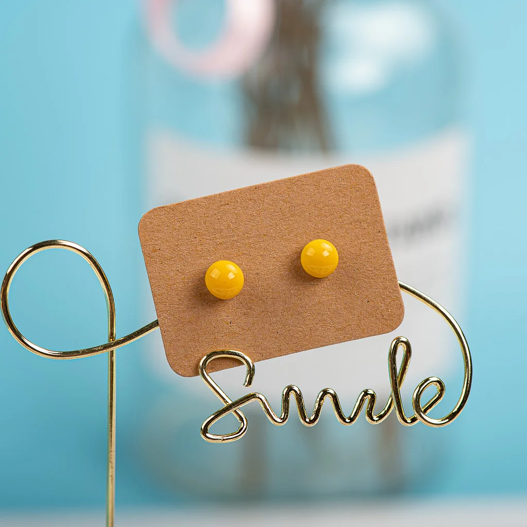 Small And Cute Porcelain Multicolor Earrings Anti-allergic #LY404 ピアス اقراط бижутерия комплекты por mayor
