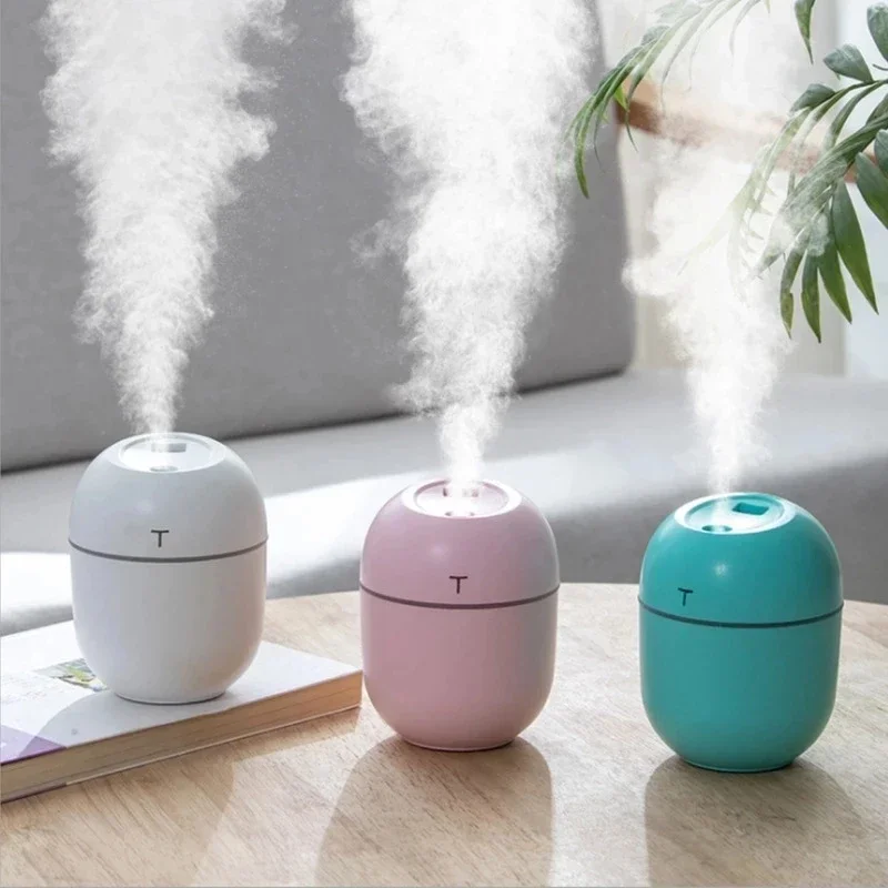 200ML Mini Ultrasonic Air Humidifier USB Essential Oil Diffuser Car Purifier Aroma Mist Maker LED Lamp Humificador Fragrance oil