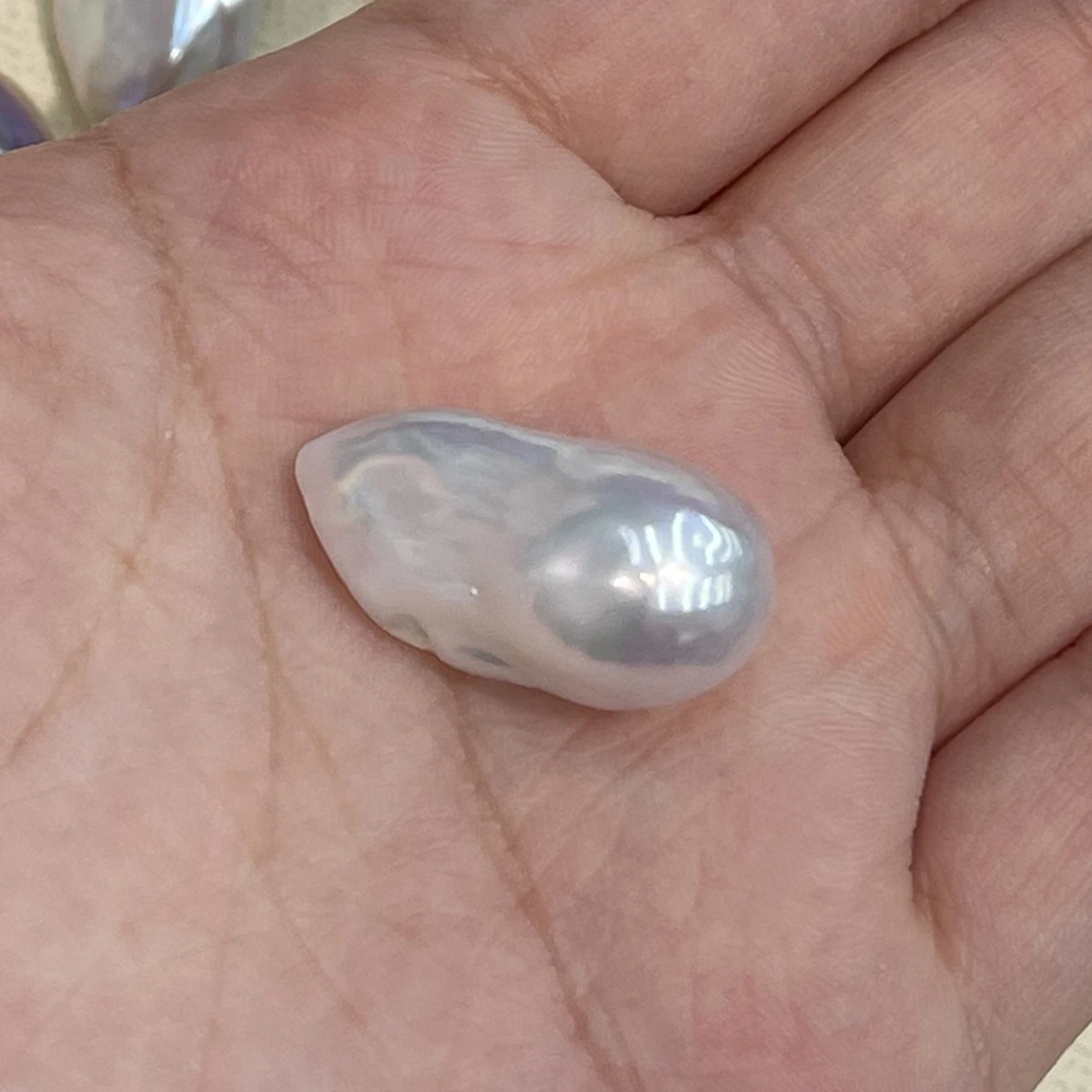 15x25‑16x28mm Natural Baroque Pearl Pendants, No‑Hole Design With Customizable Holes, Beading Supplies for DIY Handmade Making