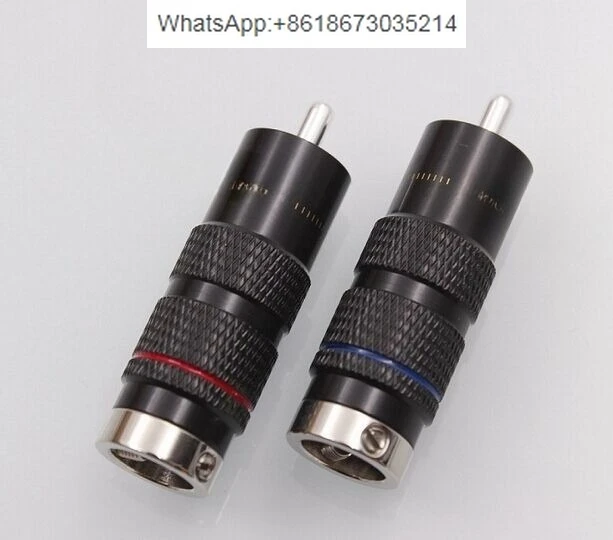 

1PCS Fever RCA Lotus Plug AV audio & video CD player plug, solder-free EZ-201