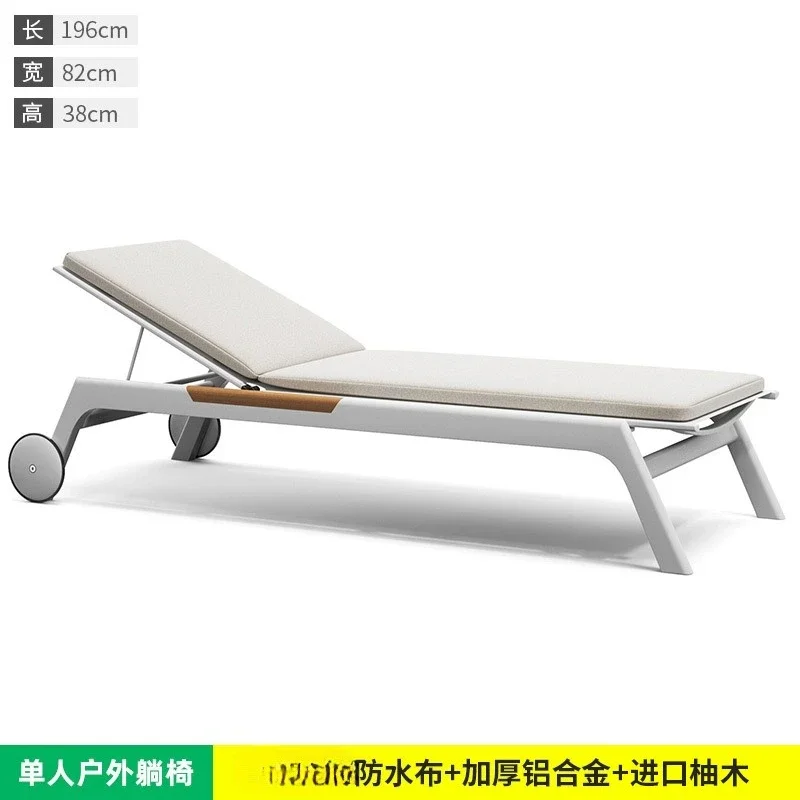 سرير الاستلقاء في الهواء الطلق، سرير الترفيه للحماية من الشمس، حمام السباحة في الهواء الطلق، حمام السباحة، الشاطئ #2