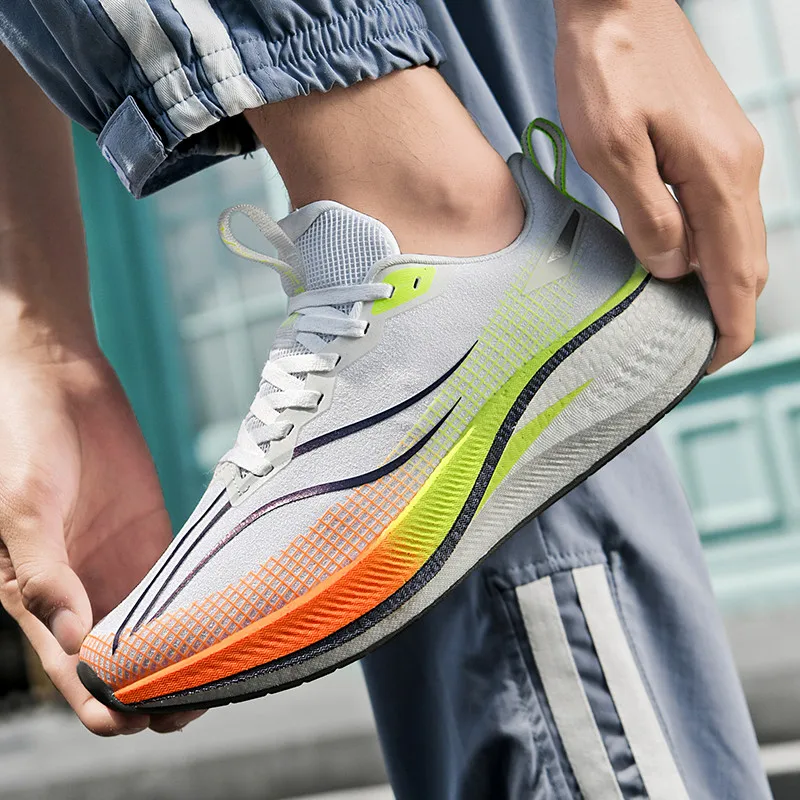 

Four Seasons Men's Shoes 2025 New Breathable Mesh Thick soled Sports Shoes for Youth Versatile Casual Running Shoes