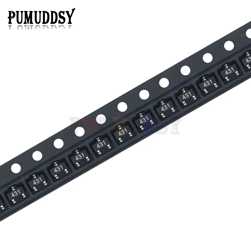50 Stück TL431 431 CJ431 SOT-23 TL431A SOT23 SOT SMD neuer und originaler IC-Chipsatz