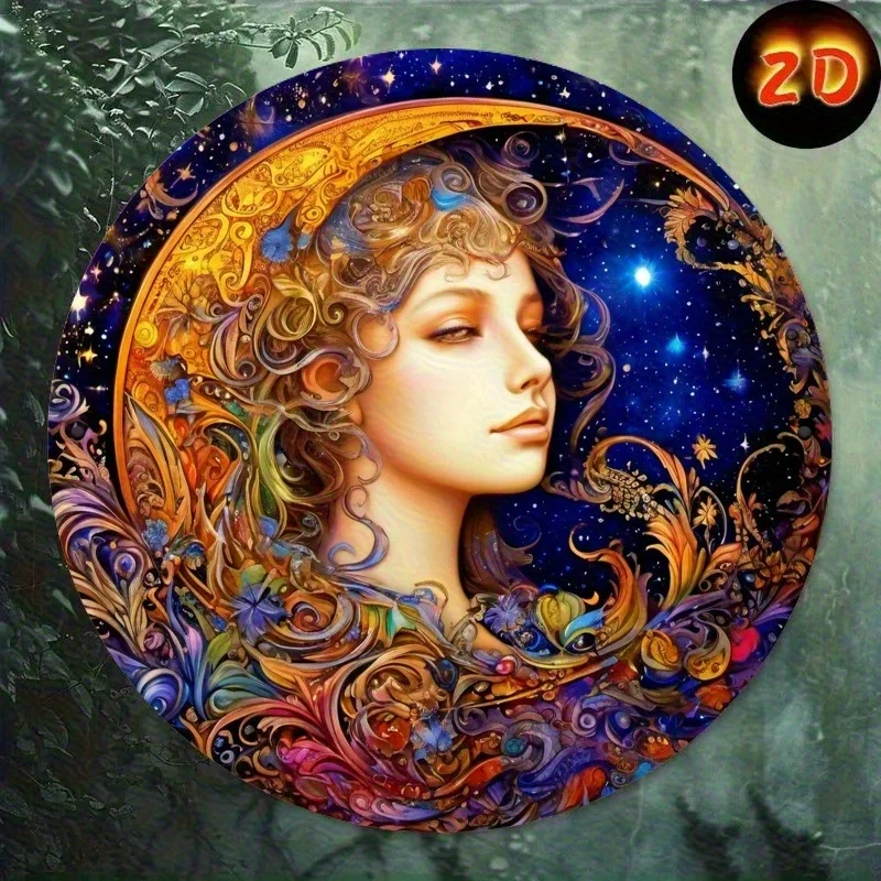 2D Flat - [2D Flat] 2D Graphic Design, 2D Flat Printing, 1pc of Metal Wrought Iron Sign, Josephine Wall Style Girl Theme Flat Pr