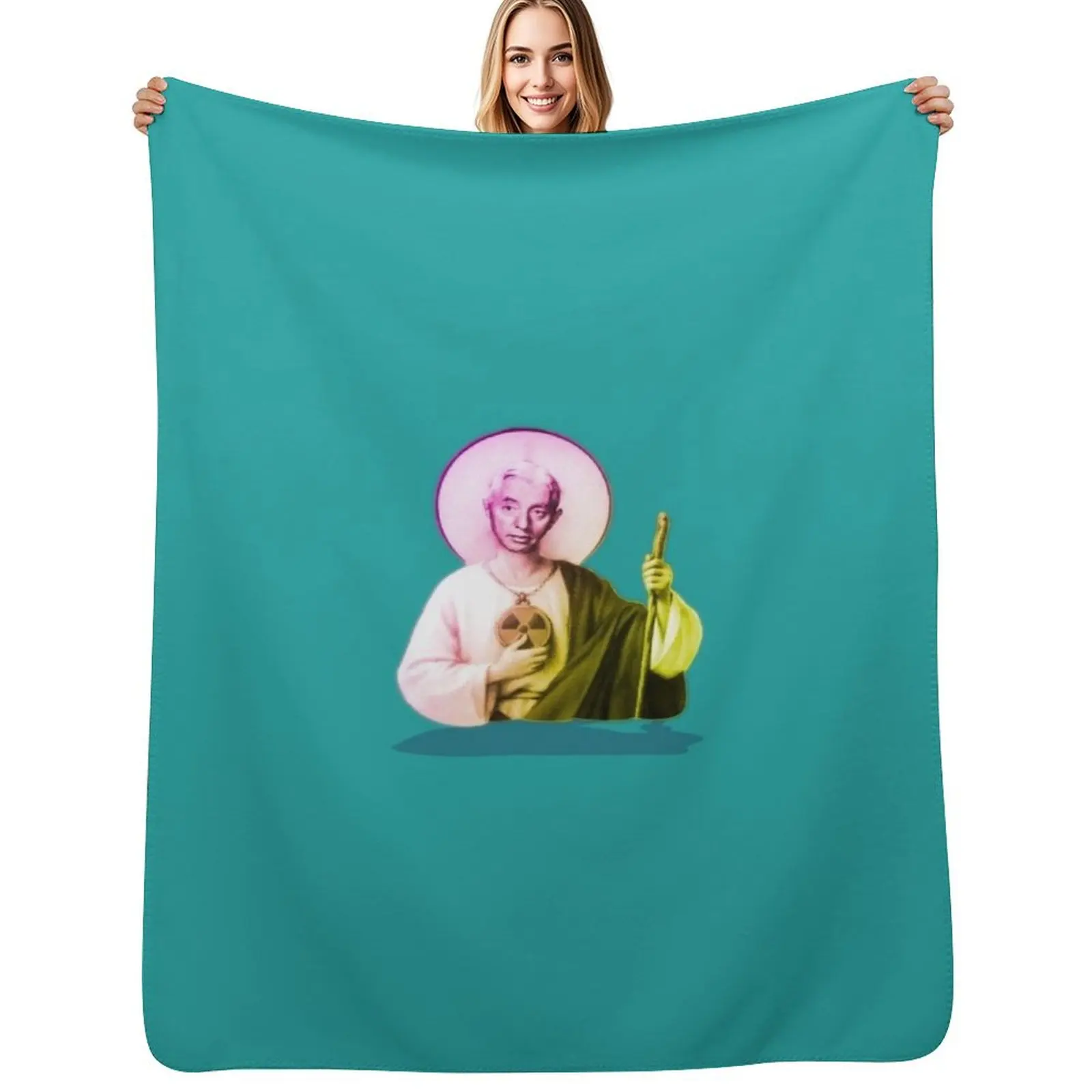 Hyman G. Rickover, Patron saint of RadCon Throw Blanket Decorative Sofas Single christmas gifts Shaggy Cute Blankets