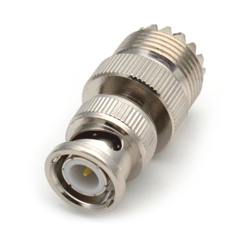 SO239 PL-259 UHF Female Plug To BNC Male Socket RF Coaxial Adapter Connector Dropship