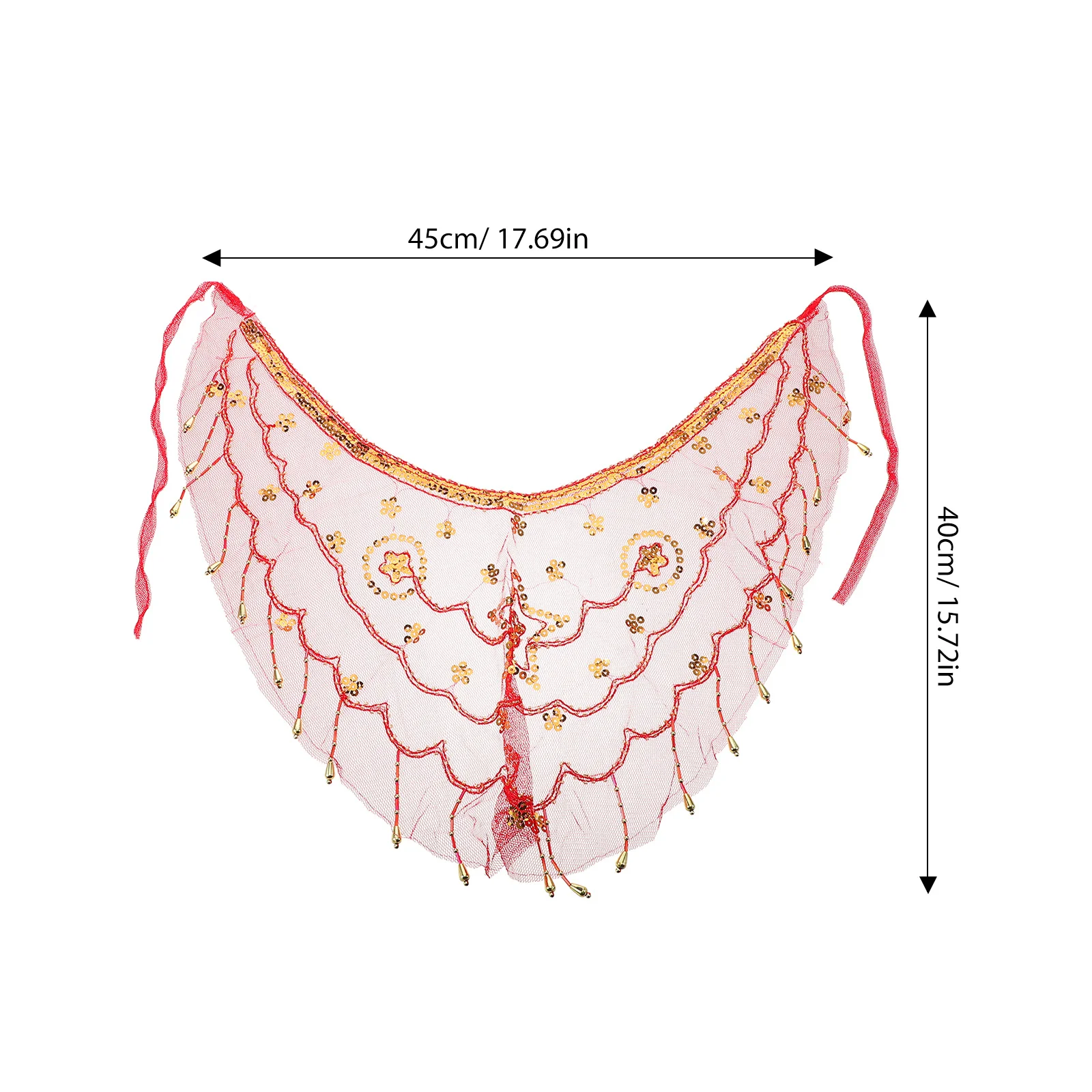 الذهبي الترتر الوجه الحجاب للرقص الشرقي نصف قناع زي التبعي النساء الشيفون عملة وشاح الرأس تحت عنوان الأحداث